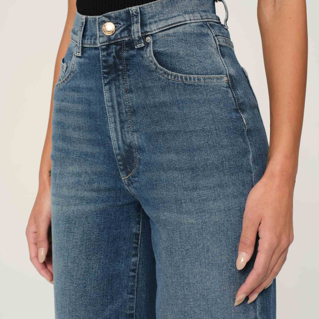 Rare Plus Dl1961 Jeans Women’s Hepburn Wide Leg High Rise Vintage Size 20 W
